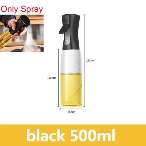 2in1 500ml Plastic Kitchen Oil Sprayer Spray Oil Olive Spray Bottle