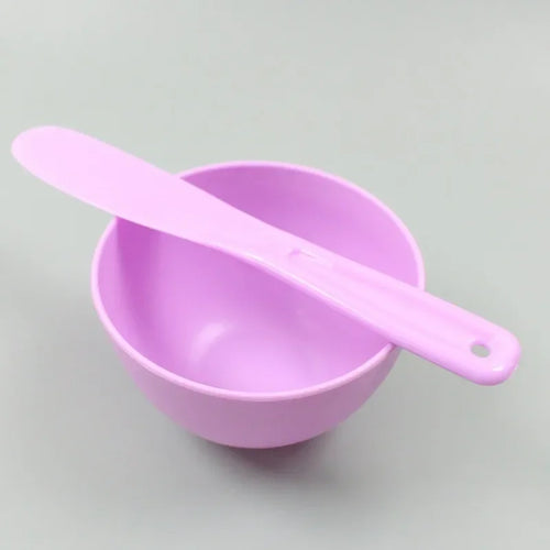 Silicone Face Mask Mixing Bowl Set Facial Skin Care Tools Kit Mask