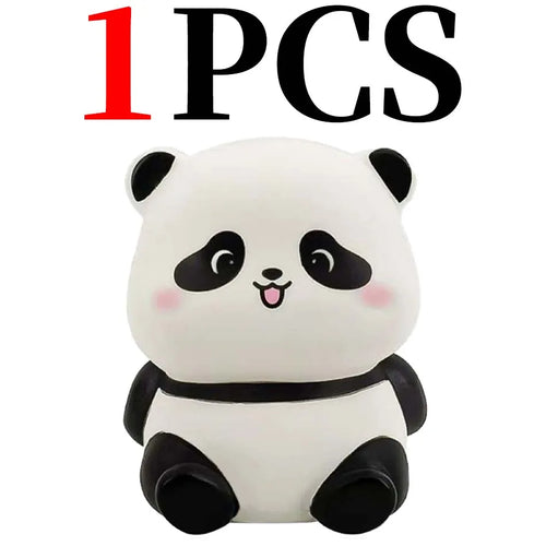 Panda LED Night Light Living Room Cute Panda Plastic Lamp Bedside