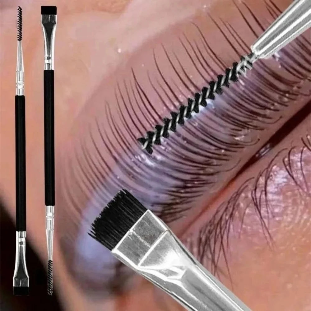 Double Headed Eyelash Perm Lifting Brush Portable Lamination Eyelashes