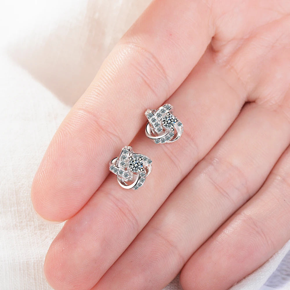 925 Sterling Silver Earrings For Women Sterling-silver-jewelry