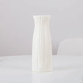 Nordic Flower Vase Minimalist Style Solid Color Plastic Pot