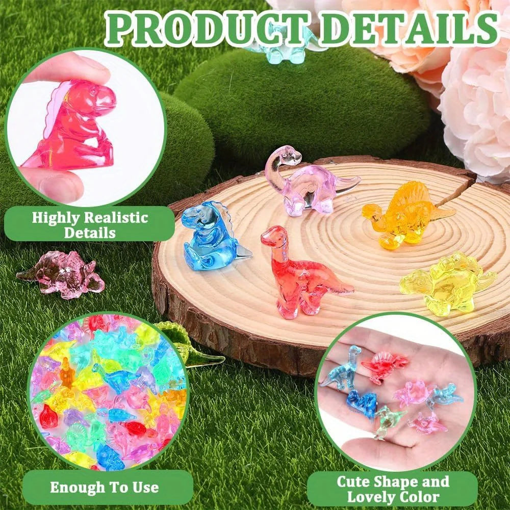 Mini Dinosaur Figurines 12 Styles Tiny Resin Animals Vase Fillers